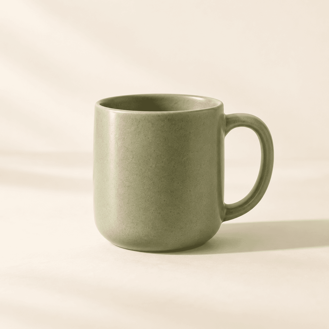Fictional sage ceramic mug used in the campaign example
